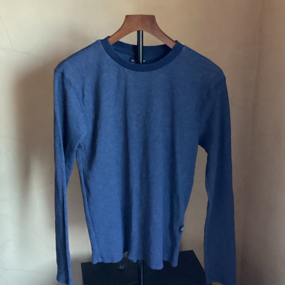 Men's Blue Long Sleeve Shirt